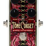 Electric Guitar Compression Pedal CORSET Gray Pro-0
