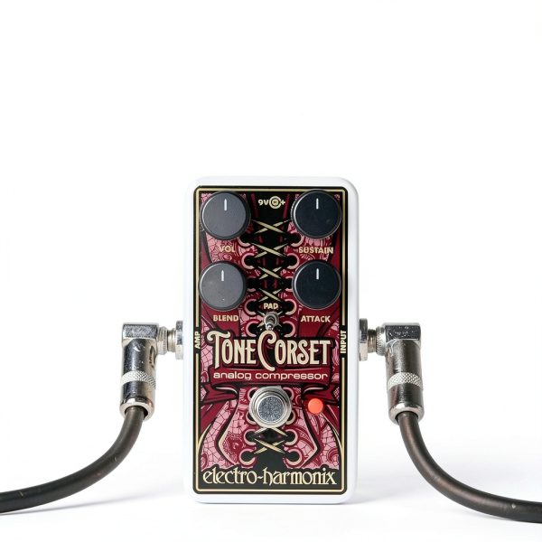 Electric Guitar Compression Pedal CORSET Gray Pro-4