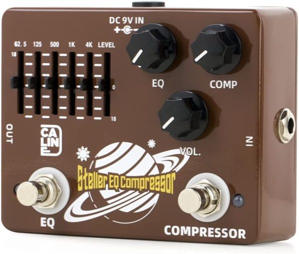 Caline DCP-10 Bass Compressor EQ Guitar Pedal-3