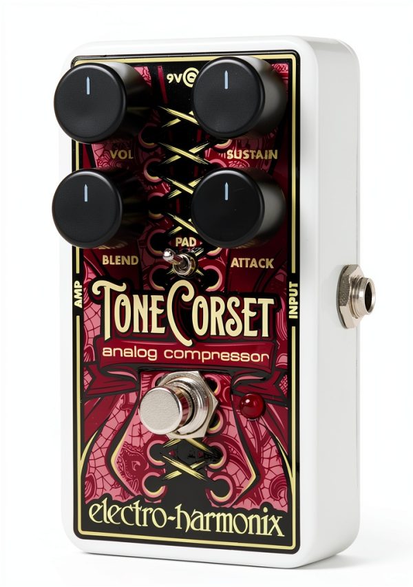 Electric Guitar Compression Pedal CORSET Gray Pro-2