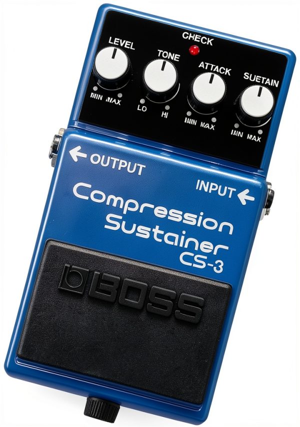 Boss CS-3 Guitar Compression Pedal Blue Low Noise-3