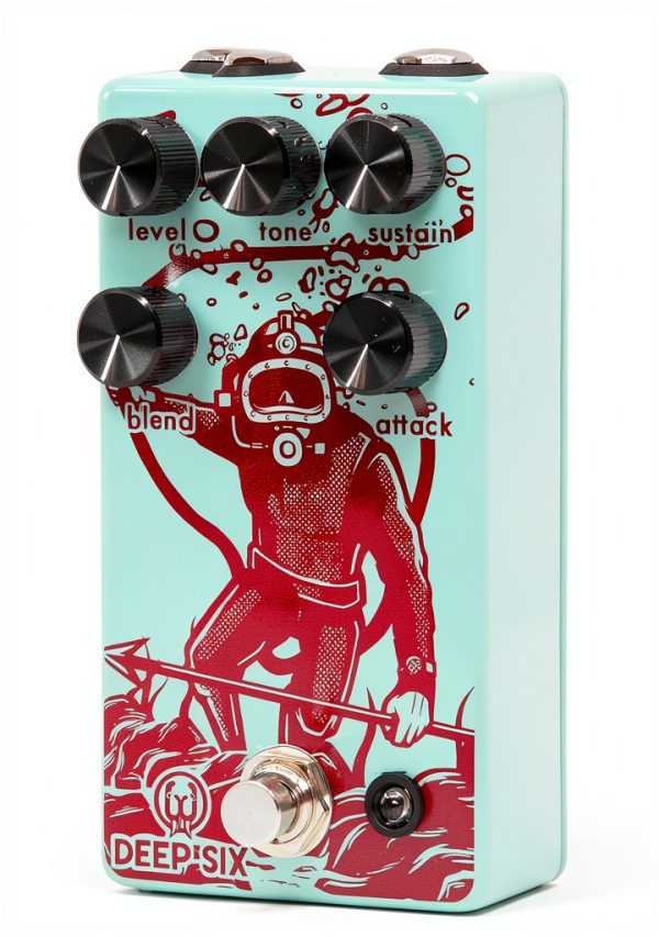 Electro-Harmonix Black Finger Compressor Guitar Effects-3