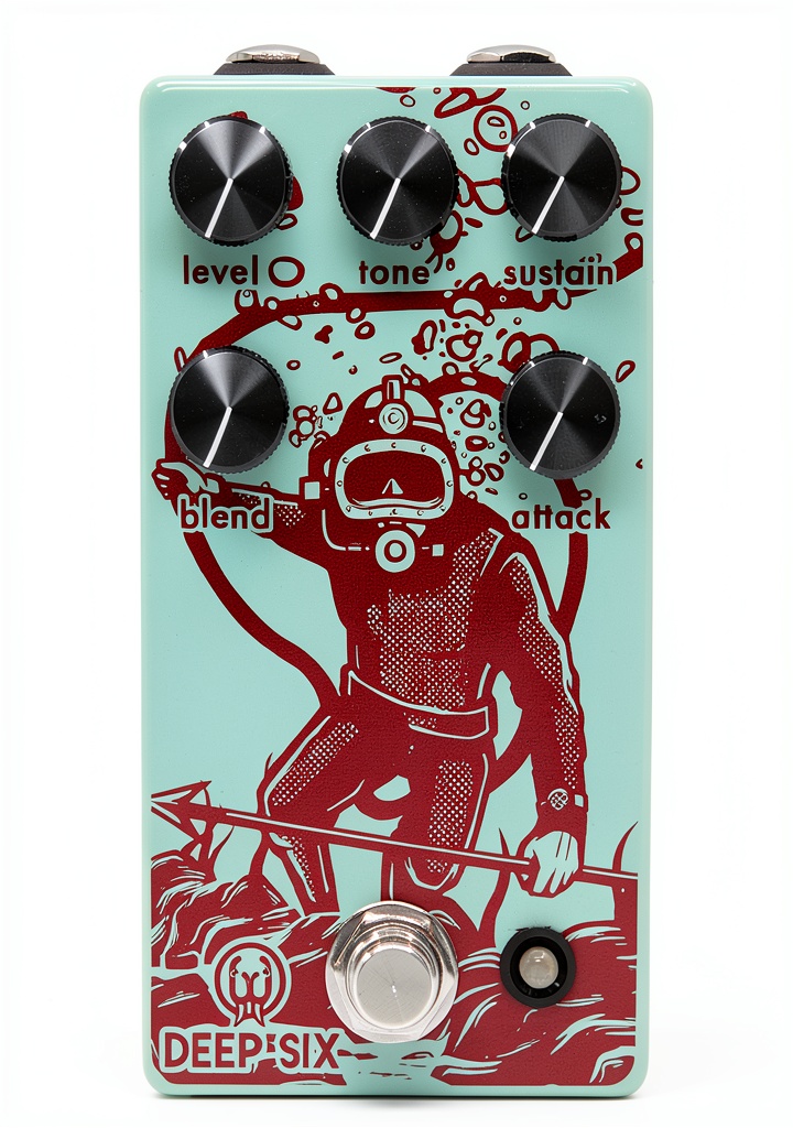 Electro-Harmonix Black Finger Compressor Guitar Effects Pedal