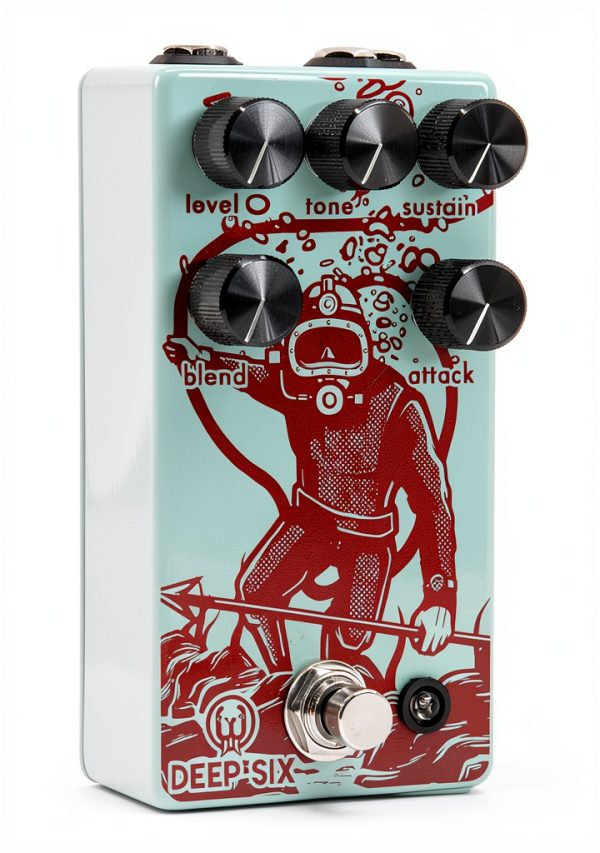 Electro-Harmonix Black Finger Compressor Guitar Effects-1