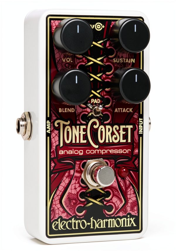 Electric Guitar Compression Pedal CORSET Gray Pro-1