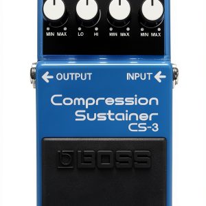 Boss CS-3 Guitar Compression Pedal Blue Low Noise-0