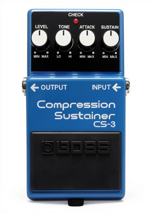Boss CS-3 Guitar Compression Pedal Blue Low Noise-0