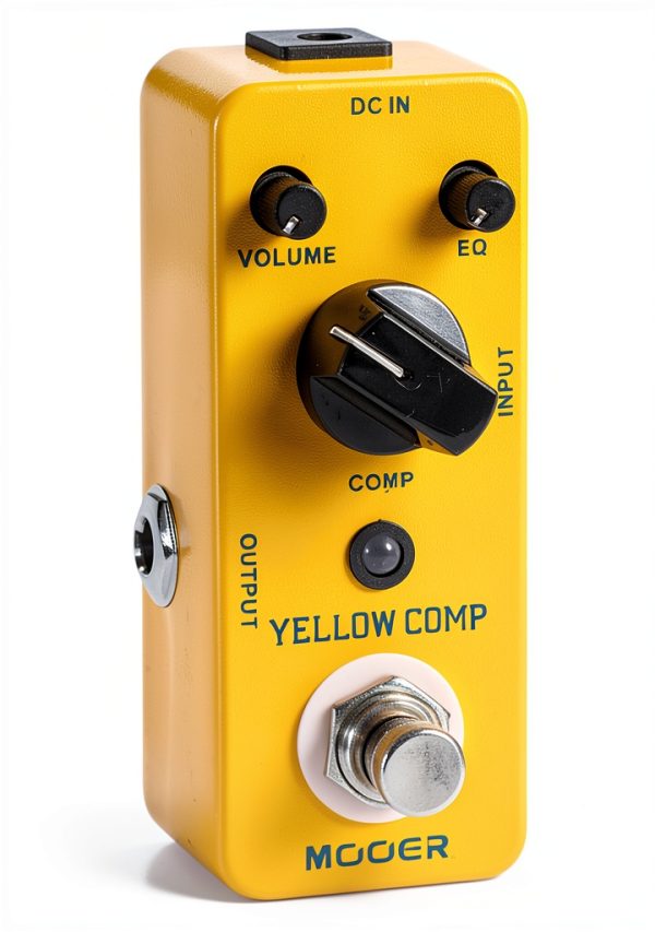 Mooer Guitar Compressor Pedal Aluminum Mini Optical-0