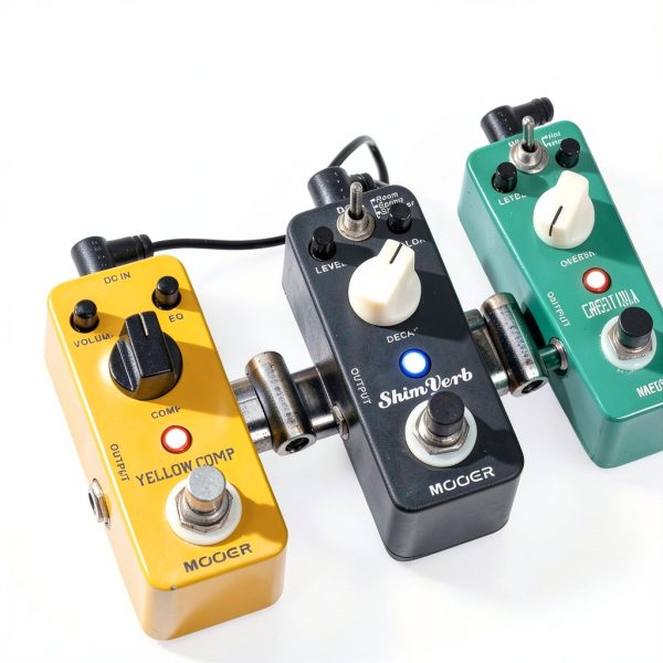 Mooer Guitar Compressor Pedal Aluminum Mini Optical-3