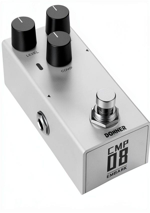 Embark 08 Guitar Compressor Silver Aluminum Analog-0
