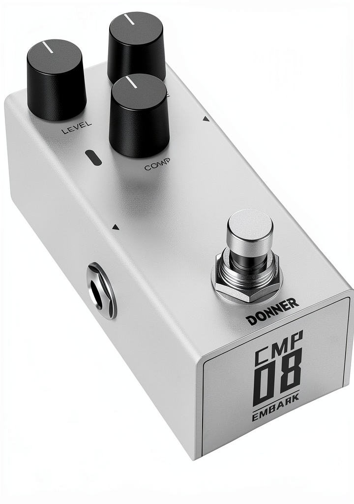 Embark 08 Compressor on a stage pedalboard