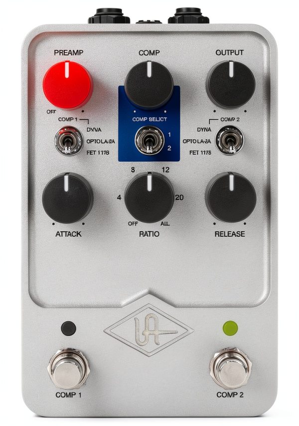 Guitar Compressor Pedal UAFX GPM-MAX Silver-0