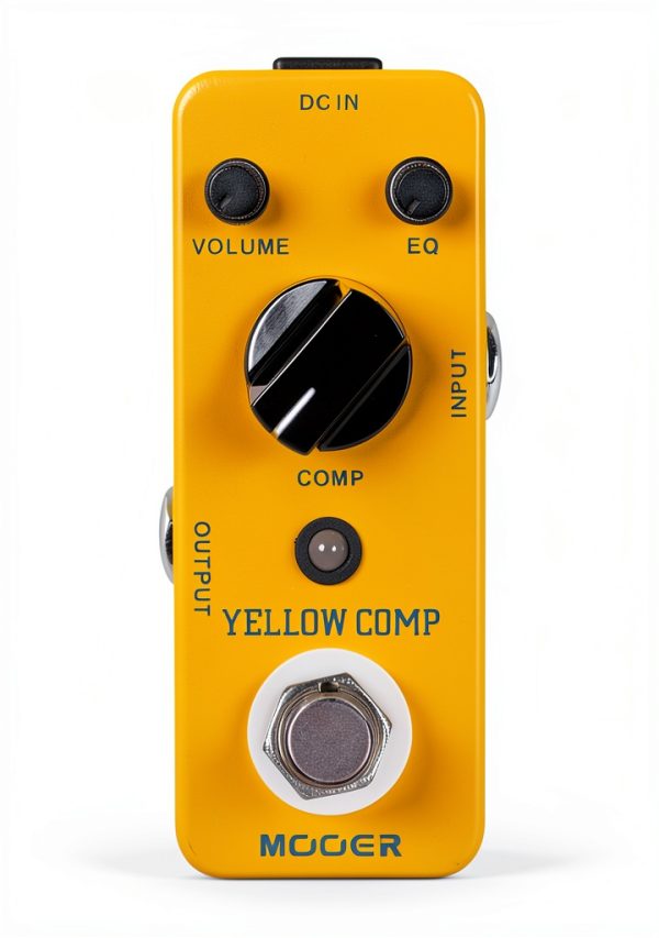 Mooer Guitar Compressor Pedal Aluminum Mini Optical-1
