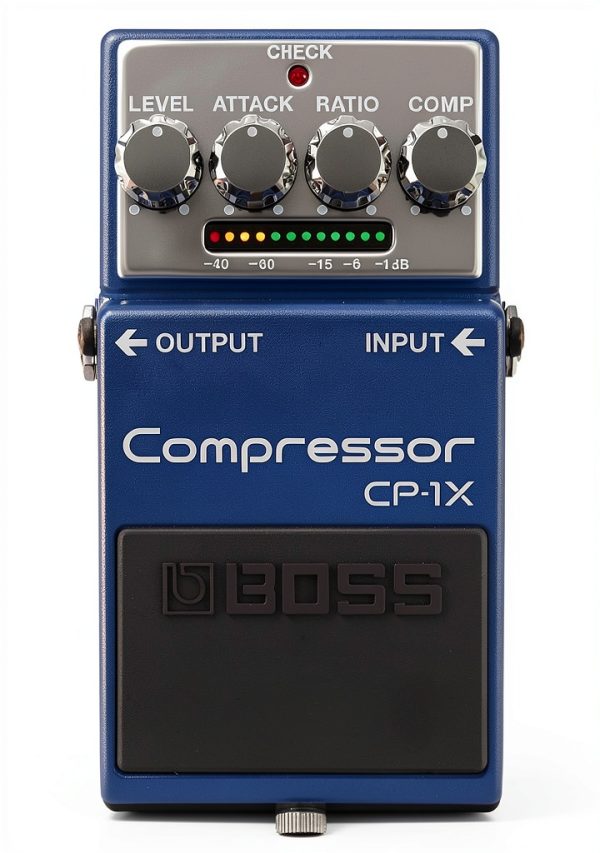 Boss CP-1X Guitar Compressor Blue Stompbox-1