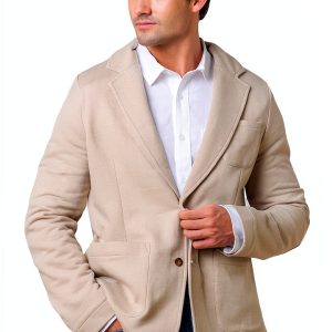 Baby Boys Fleece Jacket Gray Heather Herringbone by Generic-0