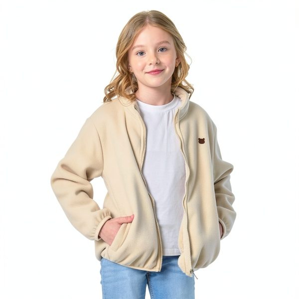 KidCo Boys Polar Fleece Jacket Soft Orange Navy Blue –18-24M to 5-6Y-4