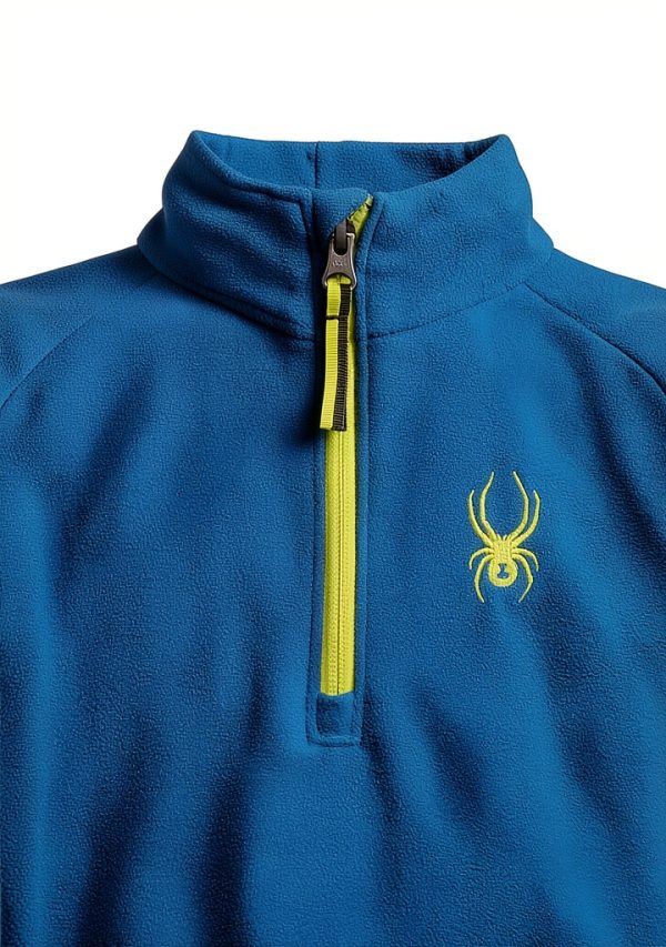 Spyder Boys Fleece Jacket 38Y125306 Cobalt Size 5 Soft Warm Layer-2