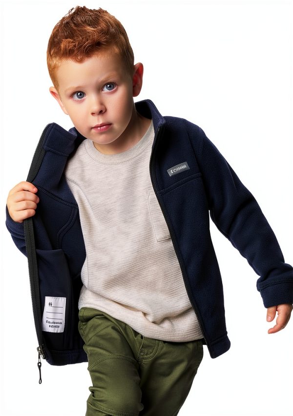 Columbia Youth Steens Mt Fleece Jacket Boys Size X Small Canteen-4