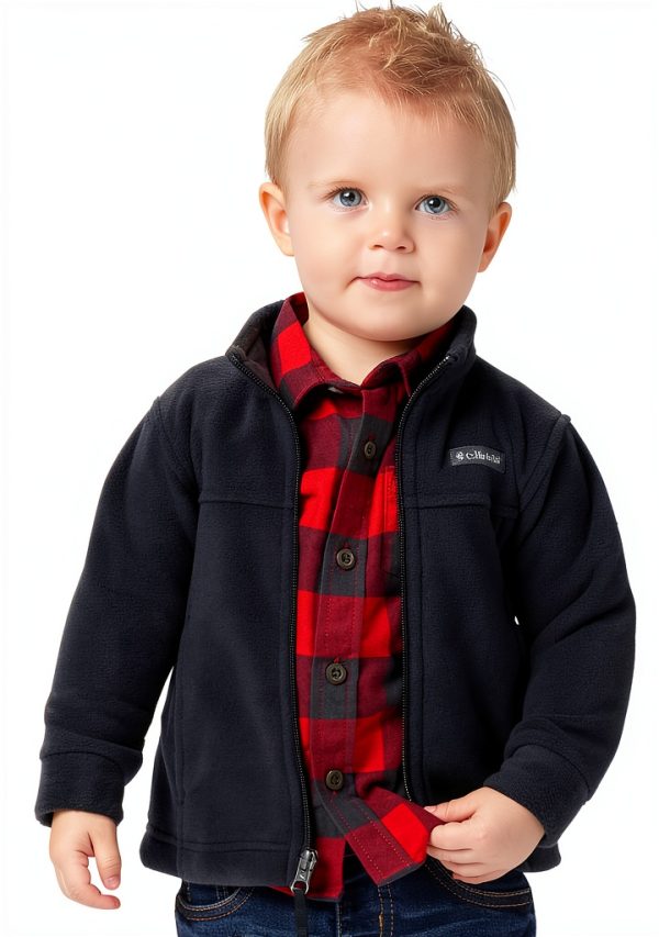 Columbia Youth Steens Mt Fleece Jacket Boys Size X Small Canteen-6