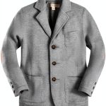 Herringbone Fleece Baby Jacket by BrandX 2T-XL Gray Heather & Taupe-0