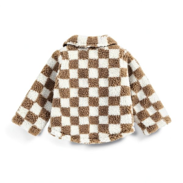 Kids Fleece Jacket Khaki by Little Explorer Unisex 6-48 Months-2