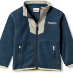Columbia Boys Fleece Zip Up Jacket Everblue Crushed Blue 208763-0