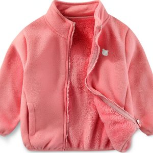 Kids Polar Fleece Jacket Soft Fabric Multiple Colors 2-3T to 5-6Y-0