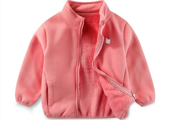 Kids Polar Fleece Jacket Soft Fabric Multiple Colors 2-3T to 5-6Y-0