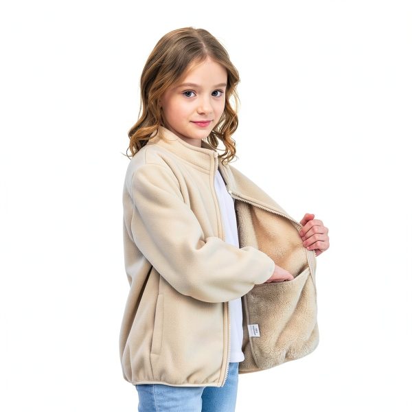 Kids Polar Fleece Jacket LittleExplorer Warm Boys Outerwear 4-5T-2