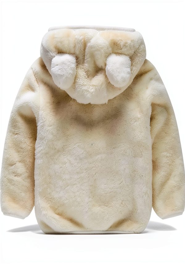 CozyKids Fleece Jacket for Toddler Boys 3-4T Red Hooded Winter Coat-1