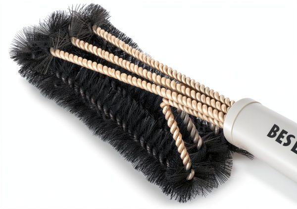 BBQ Grill Brush BEST 18in Steel 3-in-1 with Durable Handle-0
