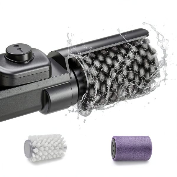 Electric Rotary Grill Brush THZDMI 304 Stainless – 3‑Speed, 90‑Min Run-4