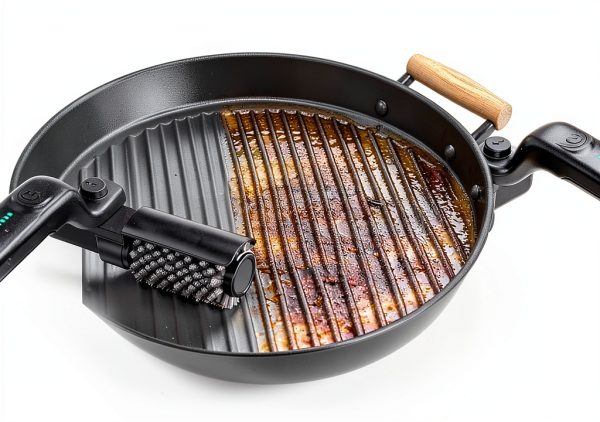Electric Rotary Grill Brush THZDMI 304 Stainless – 3‑Speed, 90‑Min Run-5