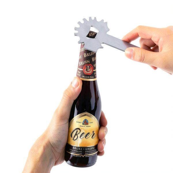 BBQ Grill Scraper XYK Bristle-Free Aluminum with Wooden Handle – Gift-6
