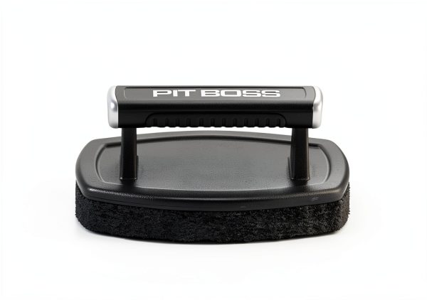 Pit Boss Ultimate Griddle Cleaning Brush Black with Replaceable Pads-1