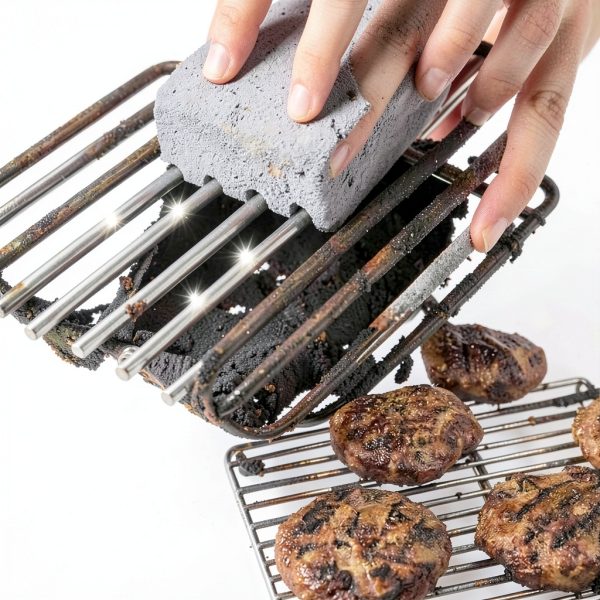 Grill Cleaning Brick Durable Blade Brush for Flat Top BBQ 1 Piece-2
