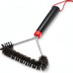 Weber 12" Three-Sided Grill Brush Stainless Steel Ergonomic-0