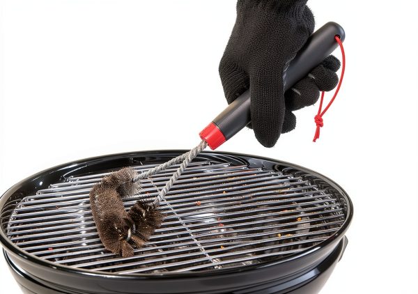 Weber 12" Three-Sided Grill Brush Stainless Steel Ergonomic-4