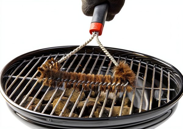 Weber 12" Three-Sided Grill Brush Stainless Steel Ergonomic-3